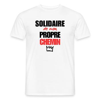 Mein eigener Weg - Männer T-Shirt - Weiß - Vorne - AI Model Male 178 dark (178cm)