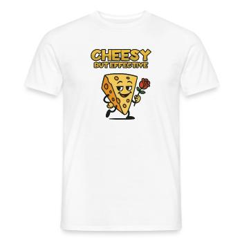 Kitschiger Rosen-Charme-Cartoon - Männer T-Shirt - Weiß - Vorne - AI Model Male 178 dark (178cm)