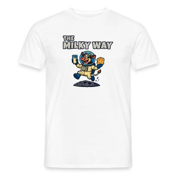 La Voie lactée - Ko Astronaut - T-shirt homme - blanc - Devant - AI Model Male 178 dark (178cm)