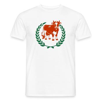Champion-Kuhkäserei - Männer T-Shirt - Weiß - Vorne - AI Model Male 178 dark (178cm)