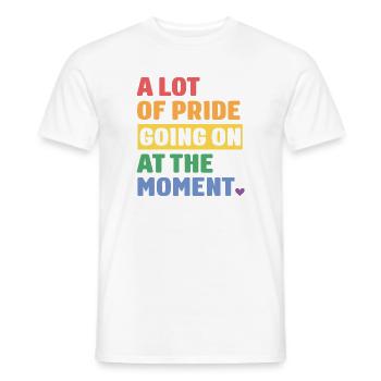 LGBTQ Pride Month - Viel Pride - Männer T-Shirt - Weiß - Vorne - AI Model Male 178 dark (178cm)