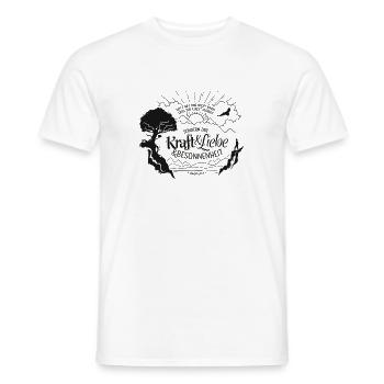 Gott hat uns keinen Geist der Furcht gegeben - Männer T-Shirt - Weiß - Vorne - AI Model Male 178 dark (178cm)