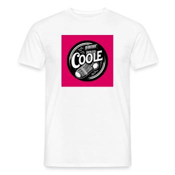 Coole Socke Socken und lustiger Spruch - Männer T-Shirt - Weiß - Vorne - AI Model Male 178 dark (178cm)