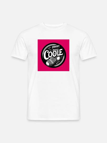 Coole Socke Socken und lustiger Spruch - Männer T-Shirt - Weiß