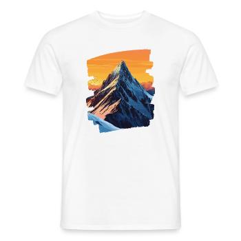 Mountains Climbing Climbers Hiking - Men's T-Shirt - white - Front - AI Model Male 178 dark (178cm)