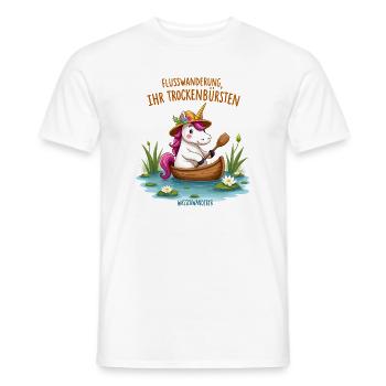 Excursion en canoë Licorne - T-shirt homme - blanc - Devant - AI Model Male 178 dark (178cm)