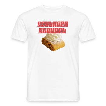 Schlager Strudel Énergie de foule - T-shirt homme - blanc - Devant - AI Model Male 178 dark (178cm)