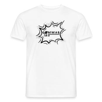 Gemmas au - let's tackle it - Men's T-Shirt - white - Front - AI Model Male 178 dark (178cm)