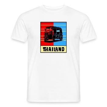 Thailand Tuk Tuk Design - Männer T-Shirt - Weiß - Vorne - AI Model Male 178 dark (178cm)