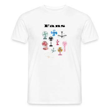 Une sélection de fans - T-shirt homme - blanc - Devant - AI Model Male 178 dark (178cm)
