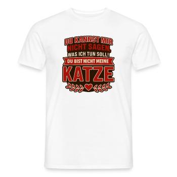 Tu n’es pas mon chat ! - T-shirt homme - blanc - Devant - AI Model Male 178 dark (178cm)