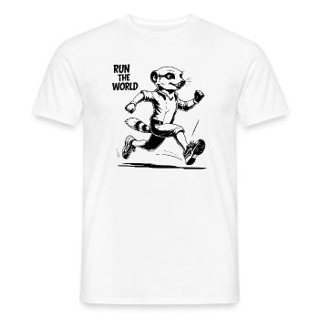 Erdmännchen, rennend - Männer T-Shirt - Weiß - Vorne - AI Model Male 178 dark (178cm)