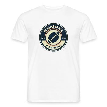 Rumpelfootball Centerpiece - Männer T-Shirt - Weiß - Vorne - AI Model Male 178 dark (178cm)