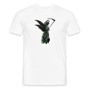 engelstatue, goth - Männer T-Shirt - Weiß - Vorne - AI Model Male 178 dark (178cm)