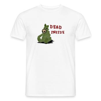 Dead Inside - Männer T-Shirt - Weiß - Vorne - AI Model Male 178 dark (178cm)