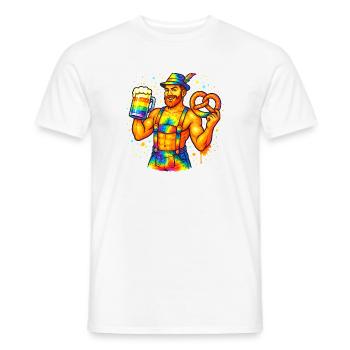 pride bavarian - Männer T-Shirt - Weiß - Vorne - AI Model Male 178 dark (178cm)