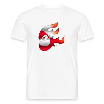 Greenland Flag - Greenland - Ninja - Men's T-Shirt - white - Front - AI Model Male 178 dark (178cm)