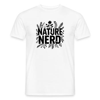 Nature Nerd Fleurs Plantes Nature Amour Jardin - T-shirt homme - blanc - Devant - AI Model Male 178 dark (178cm)