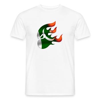 Flag of Pakistan - Pakistan - Ninja - Men's T-Shirt - white - Front - AI Model Male 178 dark (178cm)