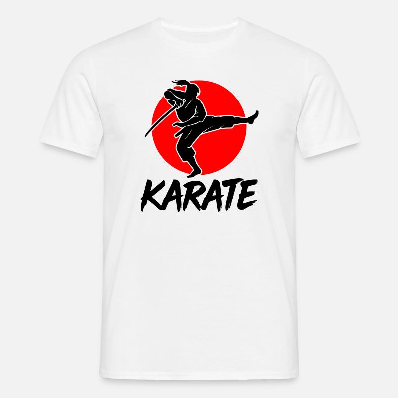 Samurai - Männer T-Shirt - Weiß