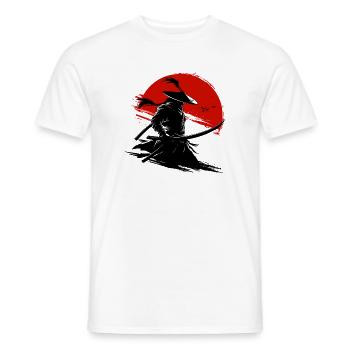 Swordsman Japan - Samurai - Men's T-Shirt - white - Front - AI Model Male 178 dark (178cm)
