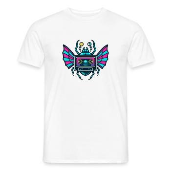 Neon Mixtape Scarab - Men's T-Shirt - white - Front - AI Model Male 178 dark (178cm)