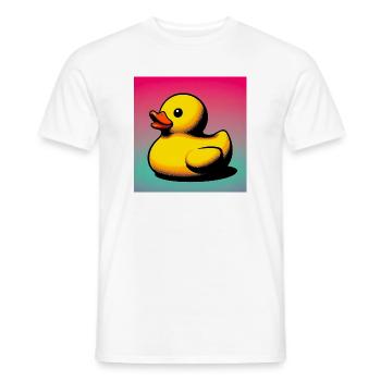 Duckling Duck Duck Duck - Men's T-Shirt - white - Front - AI Model Male 178 dark (178cm)