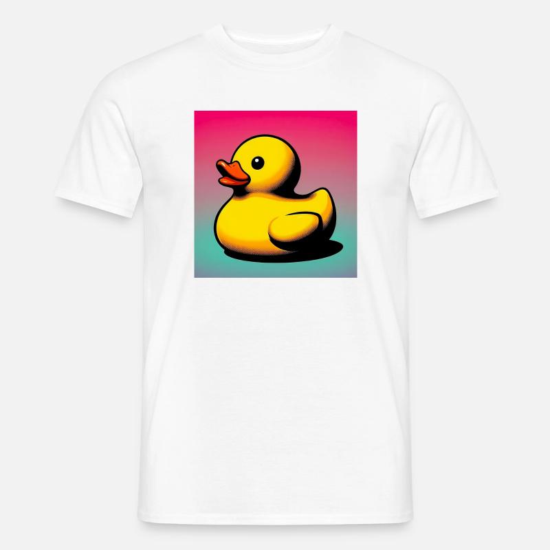 Ælling And And And And - Mænd T-shirt - hvid