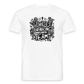 Bride’s Drinking Team - Männer T-Shirt - Weiß - Vorne - AI Model Male 178 dark (178cm)