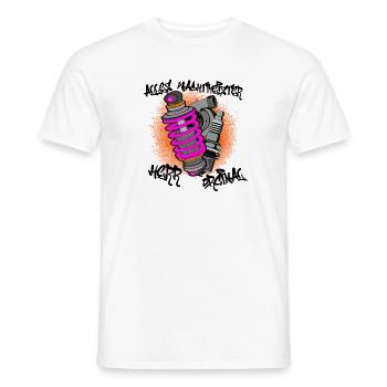 Tout est d’origine - T-shirt homme - blanc - Devant - AI Model Male 178 dark (178cm)