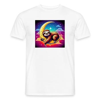 paresse - T-shirt homme - blanc - Devant - AI Model Male 178 dark (178cm)
