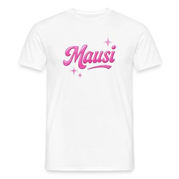 Mausi / Y2K Style - Men's T-Shirt - white - Front - AI Model Male 178 dark (178cm)