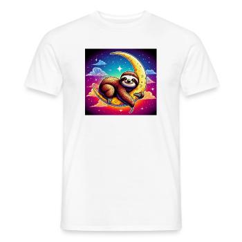 paresse - T-shirt homme - blanc - Devant - AI Model Male 178 dark (178cm)