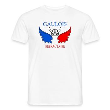 Dreifarbige Flügel der refraktären Gallier - Männer T-Shirt - Weiß - Vorne - AI Model Male 178 dark (178cm)
