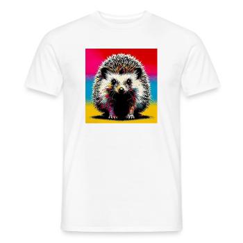 Igel - Männer T-Shirt - Weiß - Vorne - AI Model Male 178 dark (178cm)