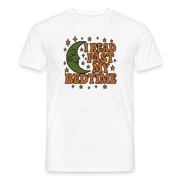 Nachtlesung vor dem Schlafengehen Zitat Design - Männer T-Shirt - Weiß - Vorne - AI Model Male 178 dark (178cm)