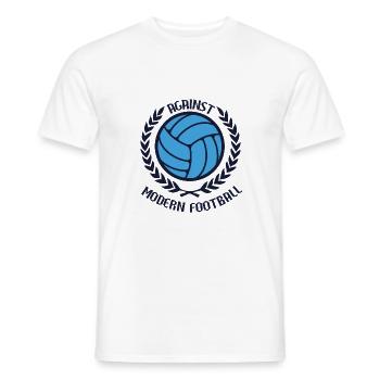 Gegen den modernen Fußball - Männer T-Shirt - Weiß - Vorne - AI Model Male 178 dark (178cm)
