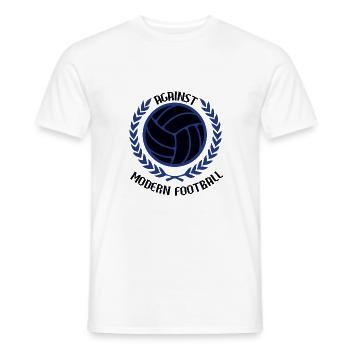 Gegen den modernen Fußball - Männer T-Shirt - Weiß - Vorne - AI Model Male 178 dark (178cm)