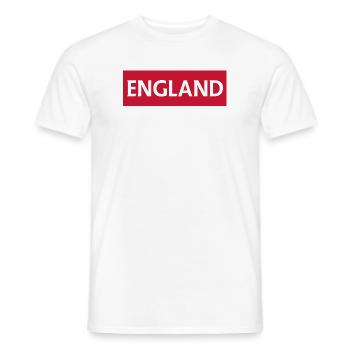 England Halifax Vintage Abzeichen Design - Männer T-Shirt - Weiß - Vorne - AI Model Male 178 dark (178cm)