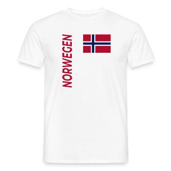 Oslo - Men's T-Shirt - white - Front - AI Model Male 178 dark (178cm)