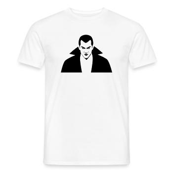 Vampire Illustration - T-shirt homme - blanc - Devant - AI Model Male 178 dark (178cm)