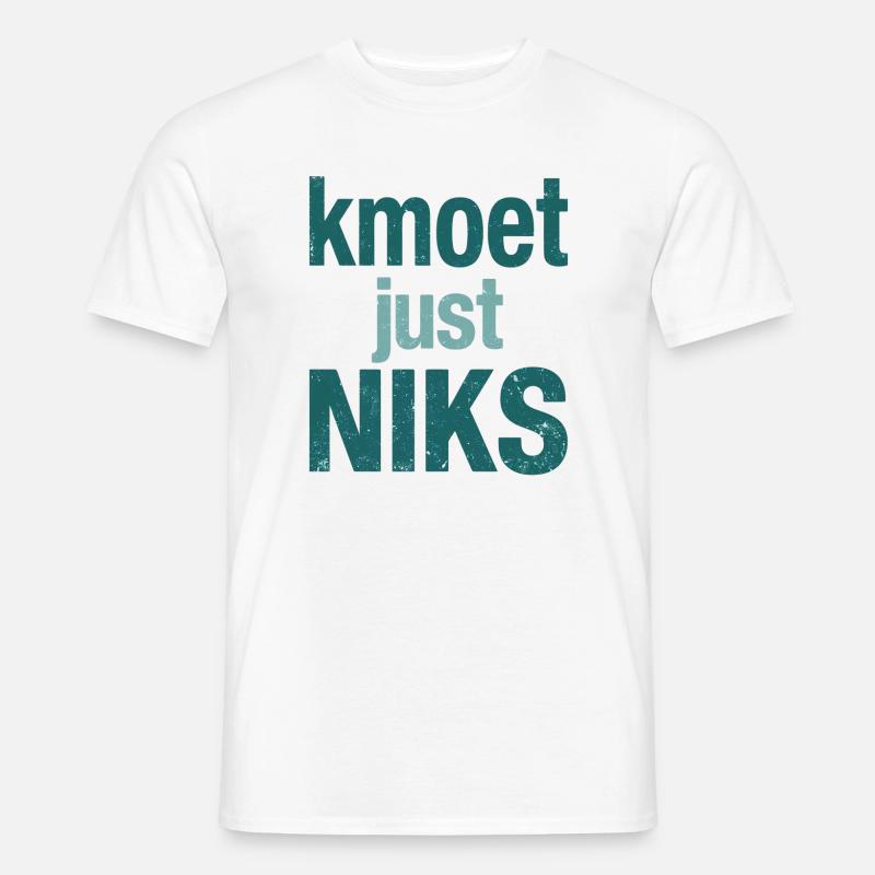 Sie müssen einfach nichts tun - Männer T-Shirt - Weiß