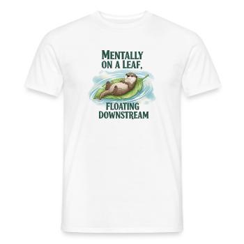 Erholung Chiller Spruch Mental Health - Männer T-Shirt - Weiß - Vorne - AI Model Male 178 dark (178cm)