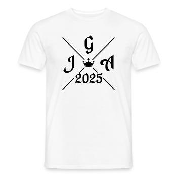 jga_2025 - T-shirt homme - blanc - Devant - AI Model Male 178 dark (178cm)
