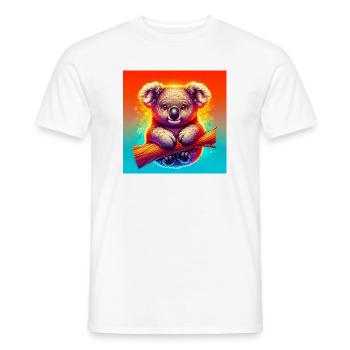 Koala - T-shirt homme - blanc - Devant - AI Model Male 178 dark (178cm)
