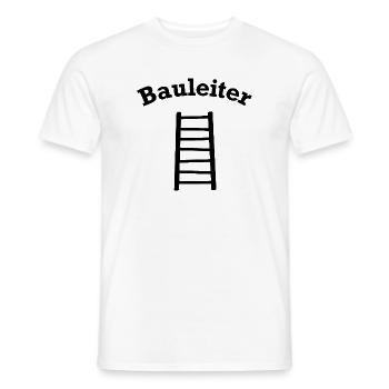 Bauleiter Outfit Handwerker - Männer T-Shirt - Weiß - Vorne - AI Model Male 178 dark (178cm)