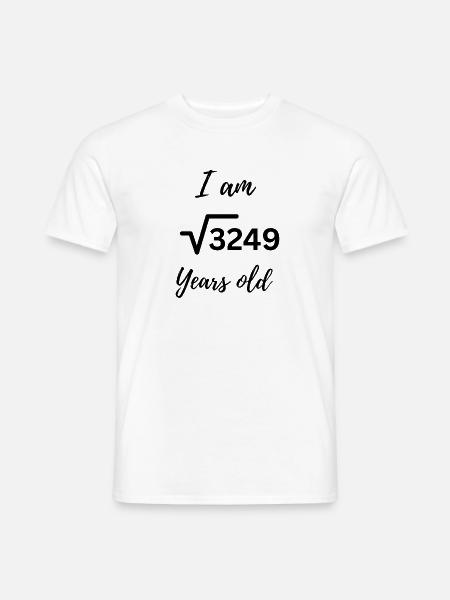 √3249 – 57 und smarter denn je - Männer T-Shirt - Weiß