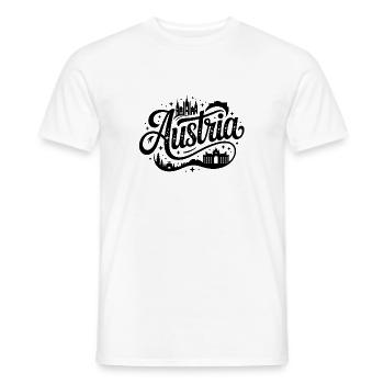 Österreich - Souvenir-Design - Männer T-Shirt - Weiß - Vorne - AI Model Male 178 dark (178cm)