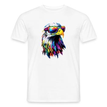 Eagle Bald Eagle Golden Eagle White-tailed Eagle - Men's T-Shirt - white - Front - AI Model Male 178 dark (178cm)