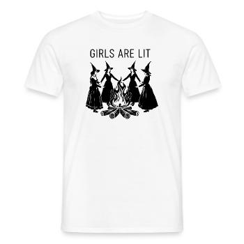 Halloween Tee for Women Funny - Männer T-Shirt - Weiß - Vorne - AI Model Male 178 dark (178cm)